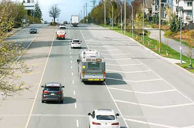 a street in Langley Fraser Valley British Columbia
